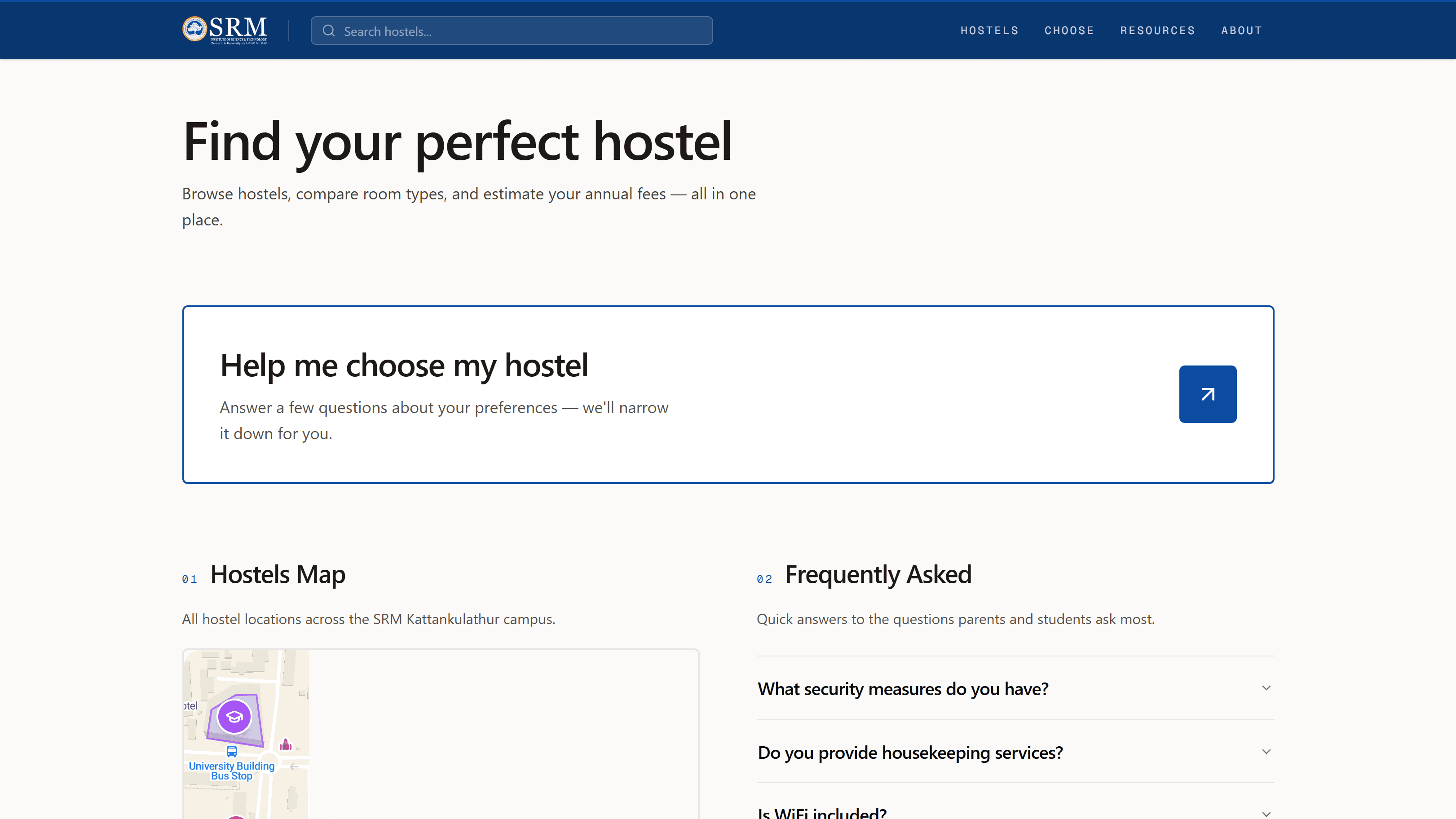 Building a hostel platform for 22,000+ students